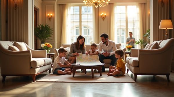 Top choix d'hôtels parisiens adaptés aux familles de 4